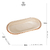 TRAVESSA DE CRISTAL OVAL PEARL ÂMBAR 30CM - loja online