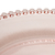 SOUSPLAT DE CRISTAL PEARL ROSA 32CM - loja online