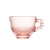 CJ DE 4 XÍCARAS DE CAFÉ DE CRISTAL C/ PIRES PEARL ROSA 80ML - Cutie Home Decor ®