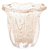 VASO DE VIDRO DECORATIVO ITALY DOURADO 14,5X13CM - comprar online