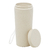 COPO TÉRMICO DE BAMBU E PP C/ ALÇA E TAMPA BRANCO 310ML - Cutie Home Decor ®