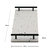 BANDEJA DE MÁRMORE E FERRO TERRAZZO 40x15 - Cutie Home Decor ®