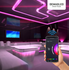 Controladora Smart Music WiFi IR RGB con Control Remoto Audioritmica - Comodidad en casa Domotica