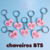 Chaveiro BTS - Integrantes