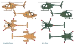 Kit Italeri - AH-6 Night Fox - 1:72 - 0017 en internet