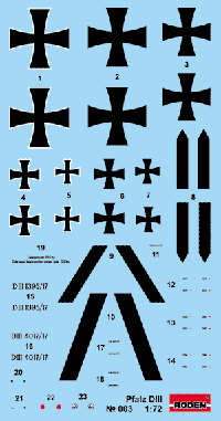 Roden - Pfalz D.III WWI - 0003 - 1:72 - online store