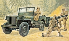 Kit Italeri - Willys MB Jeep With Trailer - 1:35 - 0314 - buy online