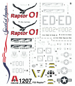 Imagen de Italeri - F/A-22 Raptor - 1:72 - 1207