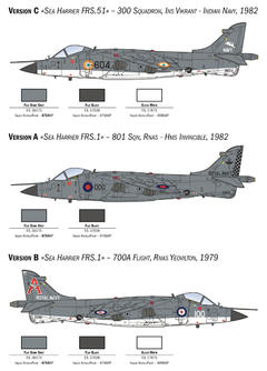 Imagem do Italeri - FRS.1 Sea Harrier - 1:72 - 1236