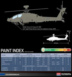 'Kit Academy - British Army AH-64D - 1:72 - 12537 on internet