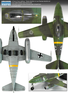 Academy - Me262A-1/2 Last Ace - 1:72 - 12542 - ArtModel Modelismo