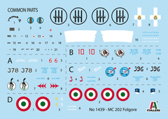 Italeri - MC.202 Folgore - Macchi - 1:72 - 1439 en internet