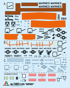 Italeri - 1463 - V-22 A Osprey - 1:72 on internet