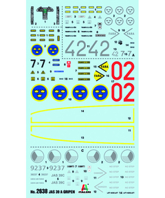 Italeri - JAS 39 A Gripen - 1:72 - 2638 - comprar online