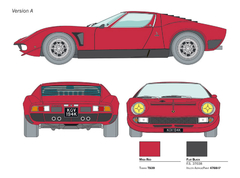 Italeri - 3649 - Lamborghini Miura Jota SVJ - 1:24 - online store