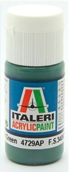 Tinta Acrílica Italeri - 4729AP - Flat Euro I Dark Green - FS34092 - buy online