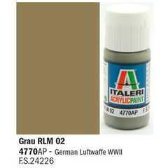 Tinta Acrílica Italeri - 4770AP - Grau RLM 02 - FS24226 - buy online