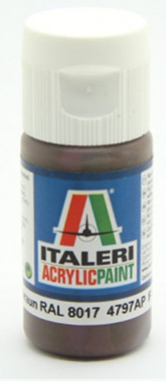 Tinta Acrílica Italeri - 4797AP - Flat Pz Schokobraum RAL 8017 - FS30045 - buy online