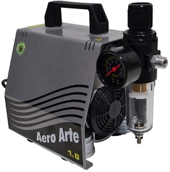 Mini Compressor Aero Arte Sem Óleo Aerografo Pintura Biomec