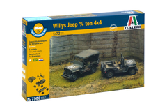 Italeri - Willys Jeep 1/4 ton 4x4 - 1:72 - 7506