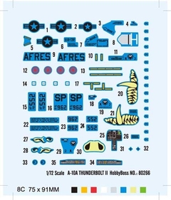 HobbyBoss - 80266 - A-10A Thunderbolt II - 1:72 - comprar online