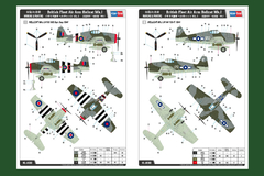 Hobby Boss - 80360 - British Fleet Air Arm Hellcal Mk.I - 1:48 - ArtModel Modelismo