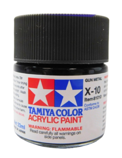 Tamiya Acrílica - X-10 - Gun Metal - 81010 - 23ML - buy online