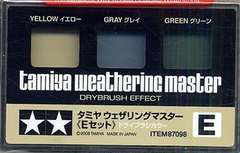 Tamiya - 87098 - Weathering Master E set - Yellow, Grey, Green - buy online