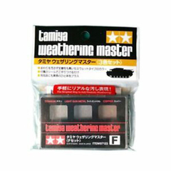 Tamiya - 87123 - Weathering Master F set - Titanium, Light Gun Metal, Copper