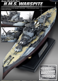 Academy - H.M.S. Warspite - Queen Elizabeth Class - 1:350 - comprar online