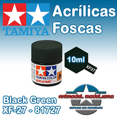 Tamiya - XF-27 - Black Green (Preto Esverdeado) - 81727