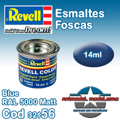 Tinta Esmalte Revell - 32156 - Blue RAL 5000 Matt (Email Color)