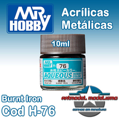 Gunze - H-76 - Burnt Iron - Aqueous - MrHobby