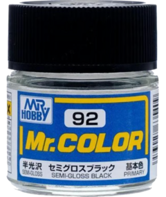 Mr Color - C92 - Semi Gloss Black - Mrhobby - Gunze - buy online