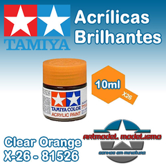 Tamiya - X-26 - Clear Orange (Laranja translúcido) - 81526