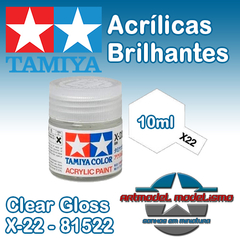 Tamiya Acríilica - X-22 - Clear Gloss - Verniz Brilho - 81522