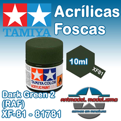 Tamiya Acrílica - XF-81 - Dark Green 2 RAF - 81781