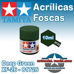 Tamiya - XF-26 - Deep Green (Verde Profundo) - 81726