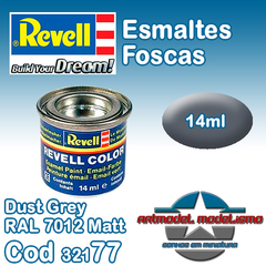 Tinta Esmalte Revell - 32177 - Dust Grey RAL 7012 Matt (Email Color)