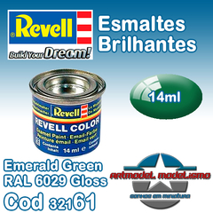 Tinta Esmalte Revell - 32161 - Emerald Green RAL 6029 Gloss (Email Color)