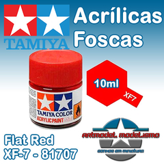 Tamiya - XF-7 - Flat Red - Vermelho - 81707