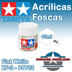 Tamiya - XF-2 - Flat White - Branco Fosco - 81702