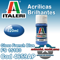 Tinta Acrílica Italeri - 4659AP - Gloss French Blue - FS15180