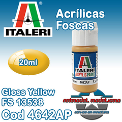 Tinta Acrílica Italeri - 4642AP -  Gloss Yellow - FS13538