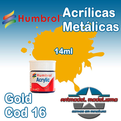 Humbrol Acrílica - 16 - Gold (Dourado) - 84426C