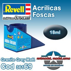 Tinta Acrílica Revell - 36169 - Granite Grey Matt