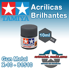 Tamiya - X-10 - Gun Metal Gloss - 81510