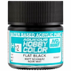 Gunze - H-12 - Flat Black - Mrhobby - buy online