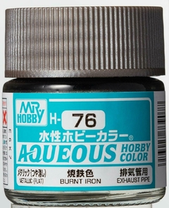 Gunze - H-76 - Burnt Iron - Aqueous - MrHobby - comprar online