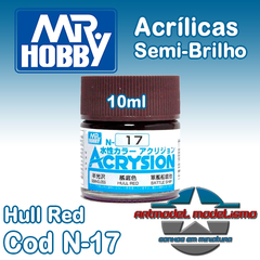 Mr Color - Gunze - N-17 - Hull Red Semi Gloss - Mrhobby